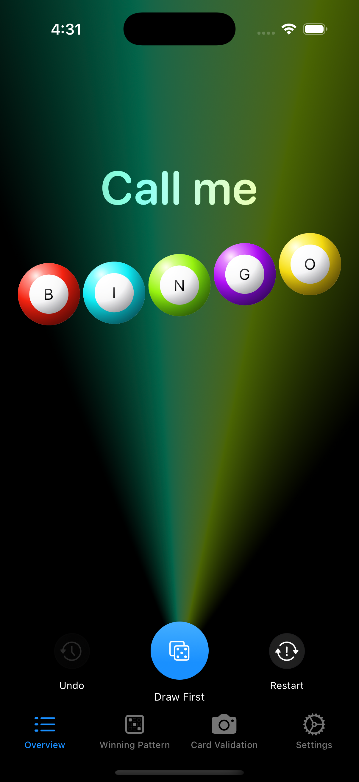 Introduction Screen Screenshot